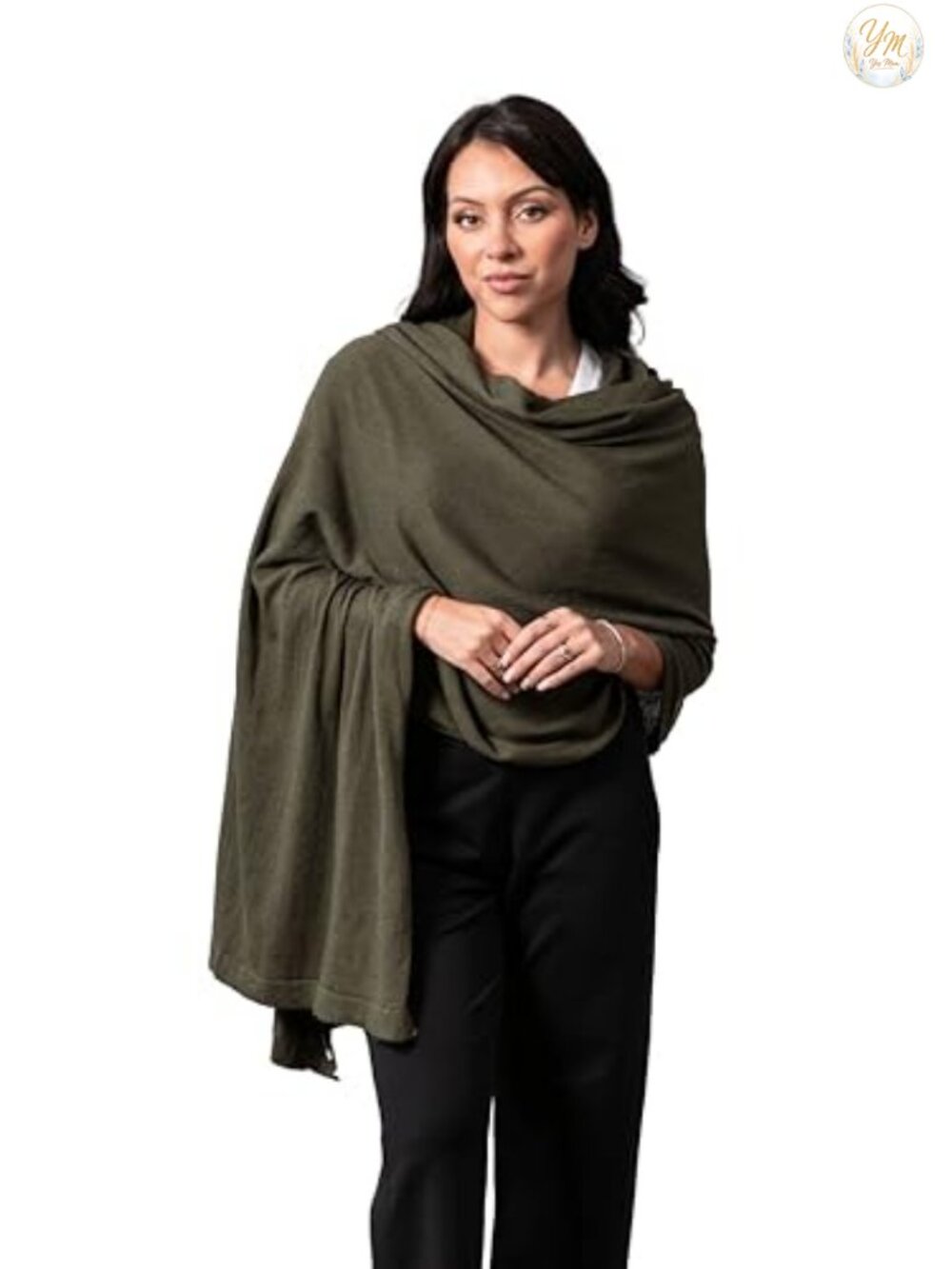 Organic Cotton Travel Scarf Wrap Shawl | 20+ Ways to Wear